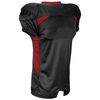 Champro Youth Huddle Stretch Polyester Dazzle Jersey, Black, Scarlet, X-Large