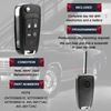 2 Keyless Entry Remote 5BTN Key Fob for 2014 2015 2016 Chevrolet Malibu (PEPS)