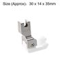 sourcing map 1/8" Left Side Edge Guide Compensating Presser Foot for Single Needle Industrial Sewing Machines