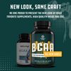 Branch Chain Amino Acids Supplement - Vegan BCAA Tablets Post Workout 120ct