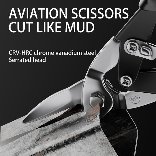 Multifunctional Metal Sheet Cutting Scissor Aviation Snip Cutter  Multi-directional scissors Industrial Work Professional Tool