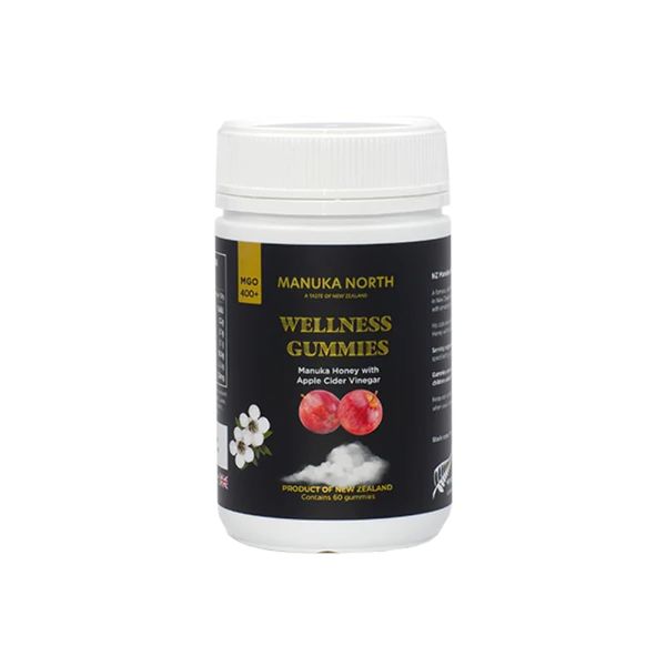 Manuka North Manuka Honey Wellness Gummies - Apple Cider Vinegar - 60 Gummies