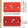 Upgraded Myard Drywall Fitting Tool Block Support The Plaster Board in Place While Positioning & Fixing (2pcs)