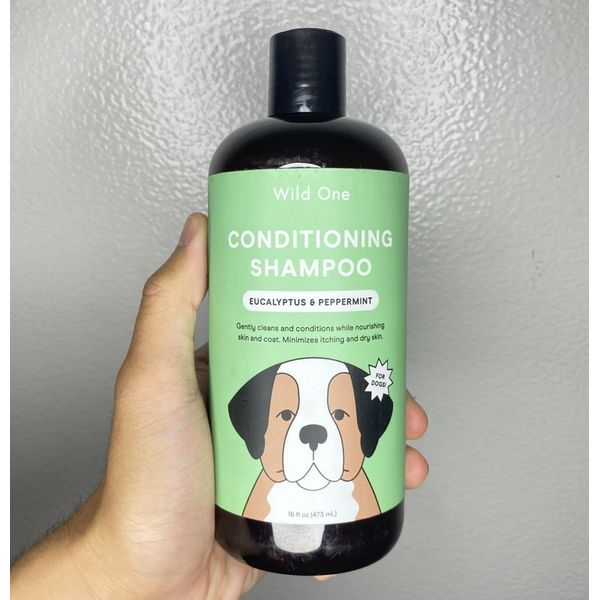 Wild One Eucalyptus & Peppermint Conditioning Dog Shampoo, 16-oz Bottle New