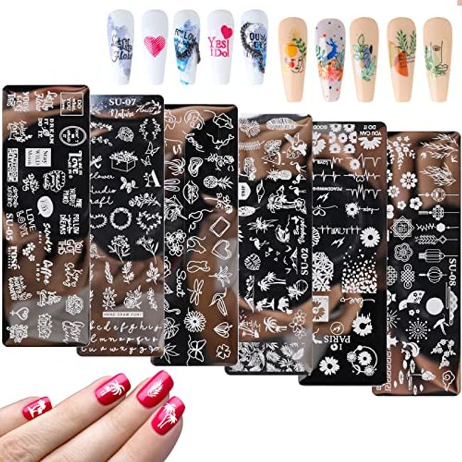 Mix Logo Nail Stamping Plates