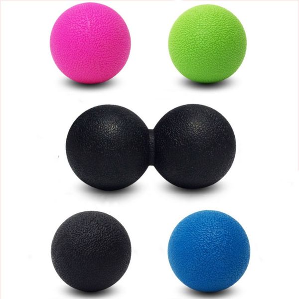 [Quick Wholesale] Single Massage Ball/Peanut Ball/Lacrosse Ball Massage Ball Stretching Ball Peanut Massage Ball Self Massage Ball, 1-1) Single Massage Ball (Black)