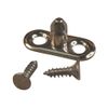 Boat Canopy Pull-Up Fixing Stud, Nickel-Plated Brass (2 Pack) (1)
