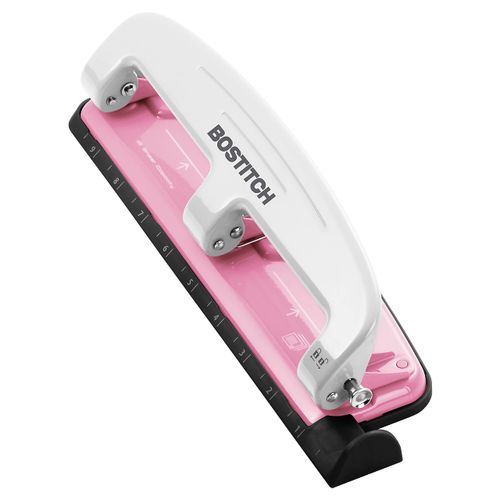 Bostitch EZ Squeeze INCourage 12 Three-Hole Punch, No Jam Technology, AMAX Spirit Foundation