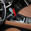 Temzzer Gear Shift Knob Long Button Car Shift Handle Aluminum Shift Lever Head Replacement for Most Automatic Vehicles (Red)