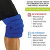 Nature Creation Microwave Heating Pad for Knee - Heating Pad Microwavable for Joints, Knee Pain & Sore Muscle - Reusable Hot/Cold Pack for Joints Comfort and Relaxation, Blue Marble 1 Pack