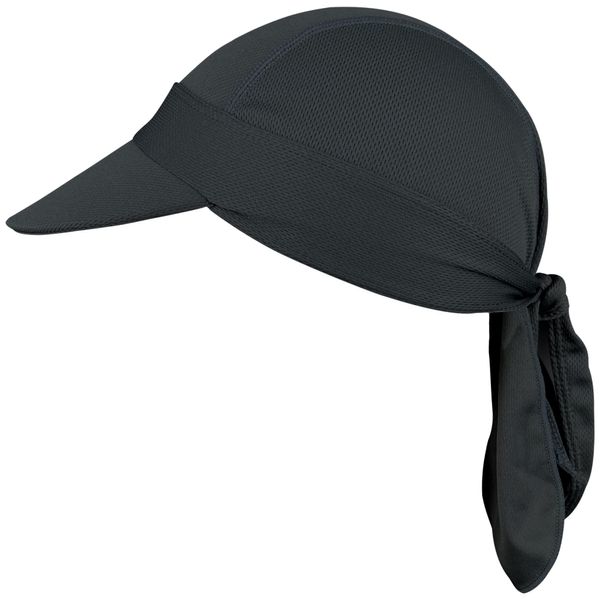 FRSOHEWIN Bandana Cycling Cap Unterziehmütze Kopfbedeckung Mit Schirm Leichte Sommer Mütze Atmungsaktiv Pirat Kappe für Bikertuch Segeln Wandern Gartenarbeiten Herren Damen Schwarz