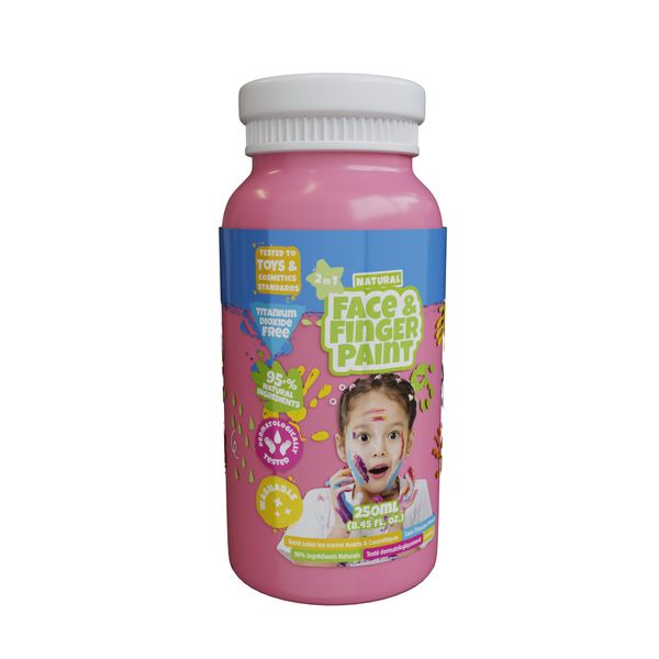 Natural Face & Finger Paint - 250 ml - Pink