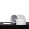 COSIDEA 6pcs White Round empty 75g / 2.5OZ deodorant containers Bottom Filling large twist up tubes for hair wax chapstick bottle
