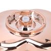 Hair Remover Replacement Head, Rose Gold Plated Replacement Head Convenient Installation Electric Hair Remover Head 360‑degree Floating Blade for Home Use