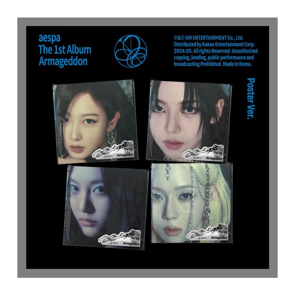 aespa Armageddon 1st Album Contents+Tracking Sealed (Poster NINGNING Version)