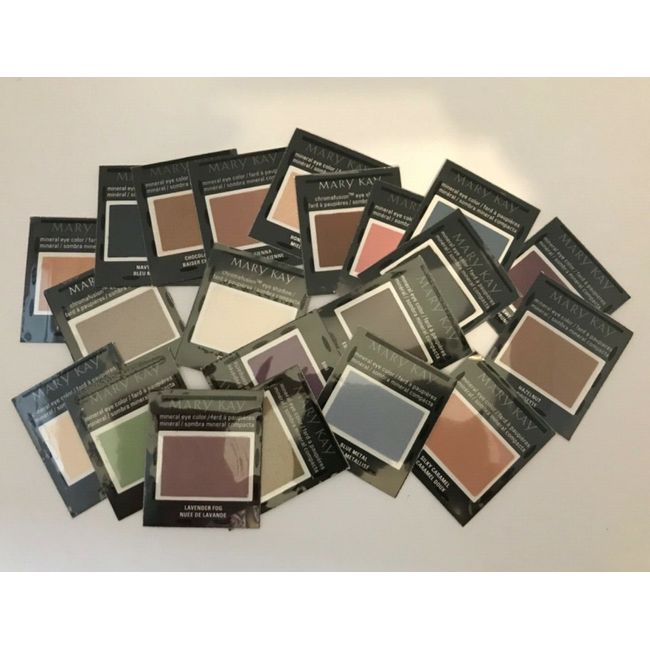 Lot of 20 Mary Kay Mineral Eye Color Samples (Variety)