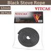 VITCAS Black Stove Fire Rope 12mm - 2 metres