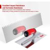 Goldblatt 2PC Notch Trowel Set 1/8"X1/8"Squar