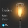 Solar Flame Stick Light Warm White 2200K 4PCS/Pack VT-724