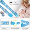 2Pcs Breakaway Cats Collars Cat Collars for Boy Cats Adjustable Kitten Collars with Bell,Black+Light Blue