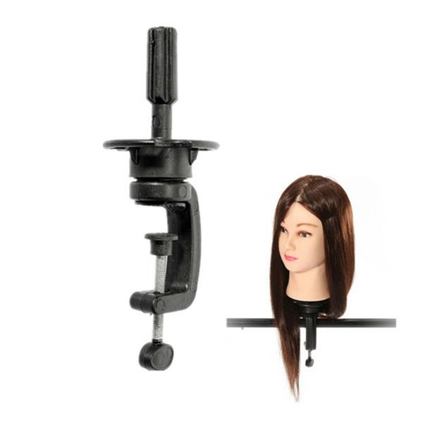 AKOAK Wig Head Stand Adjustable Mannequin Head Holder Plastic Metal Mannequin Head Stand Solid Wig Head Holder