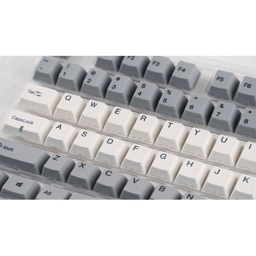 Varmilo 108-Key Dye Sub PBT Keycap Set - White and Grey