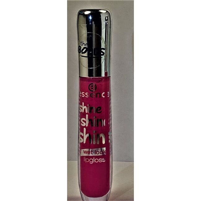 (1) Essence Shine Shine Wet Look LipGloss #09 One Woman Show Pink Lip Gloss