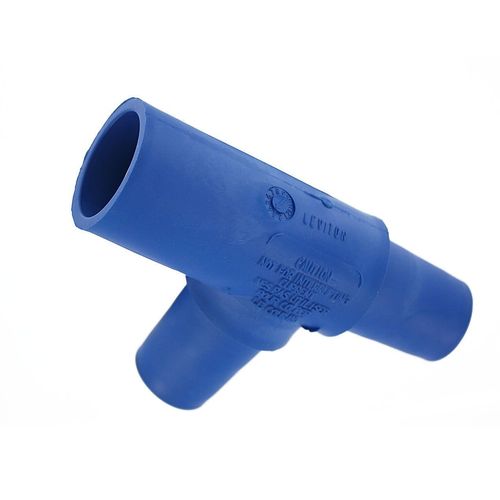 Leviton 16-Series Taper Nose, Multi-Way Connector, Commercial Grade, Cam-Type Connector, 16A22-UB, Blue