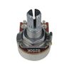 FLEOR 4pcs Small Size B250K Guitar Pots Knurled Split Shaft Potentiometers Linear Taper
