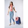 Bucky Blanket Scarf, Pink Stripe, One Size, (5814)