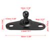 X AUTOHAUX 4pcs 10mm Auto Ball Studs Mounting Brackets for Gas Struts Shocks