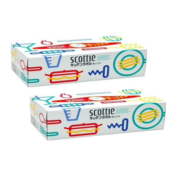 Scottie Kitchen Towel Box 75 Pairs x 2 Sets