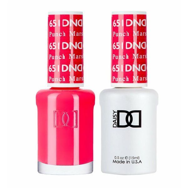 DND Duo Gel & Lacquer Punch Marshmellow #651