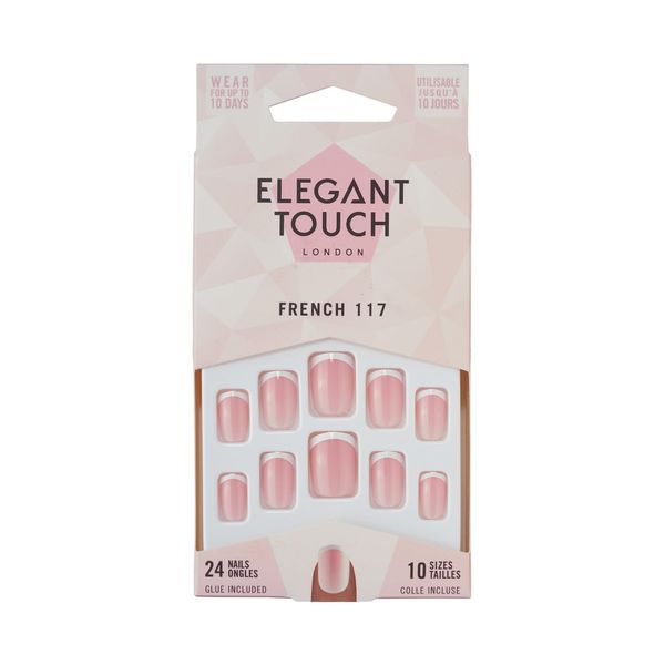Elegant Touch French Nails 117