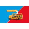 Playmobil School Bus with Accessories and 4 Figures