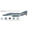 Italeri -2818 RF-4E Phantom II, 1:48 Scale, Model Kit, Plastic Model to Mount, Model Making, IT2818
