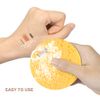 HEALIFTY 50Pcs Sponge Pad Cellulose Compress Puff Facial Washing Sponge Face Care Cleansing (Round,Skin Color)