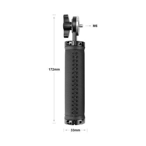 SZRIG Rubber Handle Grip with Rosette M6 Thumbscrew Connection for Camera Monitor