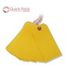 1000 Pack - 120 x 60mm Yellow Coloured Strung Tags