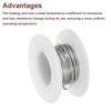 MECCANIXITY Flat Heater Wire 16.4 Ft Length 0.8mm Width 0.15mm Thick for Heating Elements