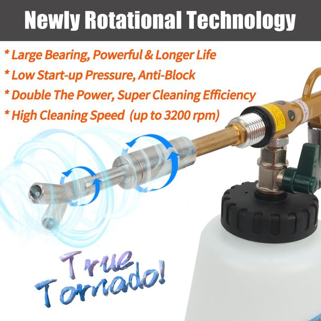 New type Tornador Car Cleaning Gun, Air Pulse Cleaning Gun,Air Opearted Car  Wash Equipment Tornado gun