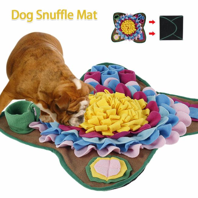 Pet Snuffle Mat Pad Feeding Training Sniffing Puzzle Playing For Dogs  Washable