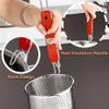 Micro-Perforated Stainless Steel Pasta Strainer, 2-Piece Set (5.5in, 14cm)