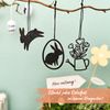 PAPIERDRACHEN 3 Folding Cards with Wooden Tags Easter - Stylish Easter Greetings - Includes Envelopes