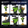 Propane Torch Head 3xNozzle Auto Trigger Start MAPP MAP Gas Blow Torch Soldering