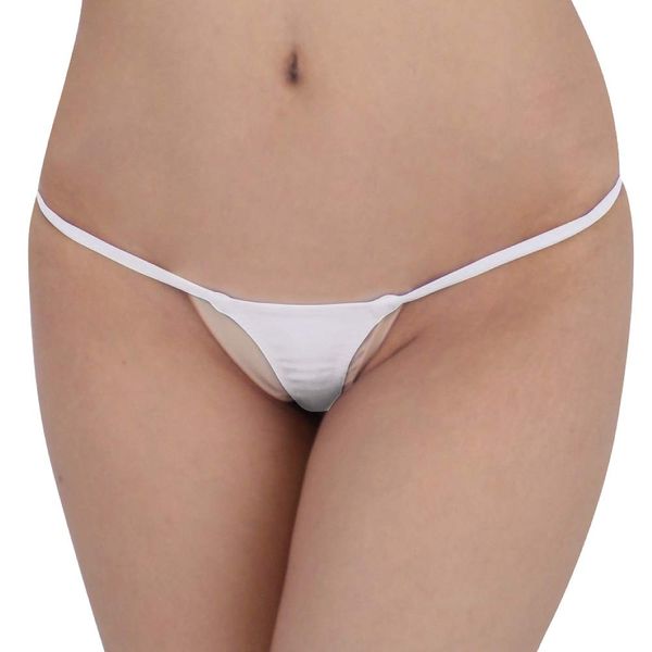 Glossy Soft Tiny T Front T Back White