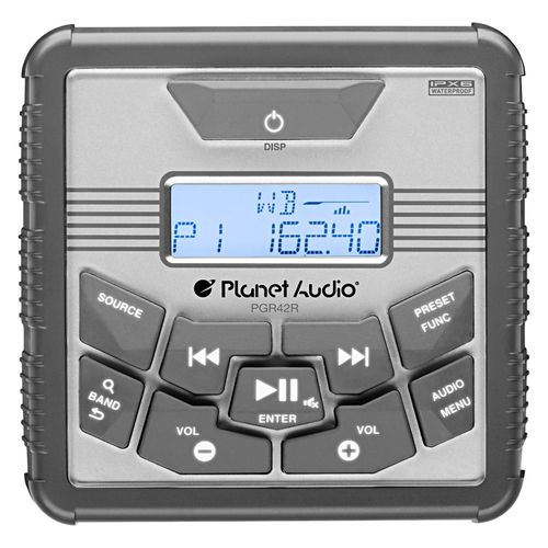 Planet Audio Weatherproof Marine Gauge Receiver