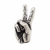 Peace Sign Head Nickel Button Snap Set 1" 1265-997 Stecksstore