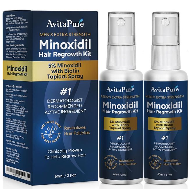 Minoxidil for Men: 5% Minoxidil for Men Hair Growth Oil, Minoxidil 5 Percent Hai