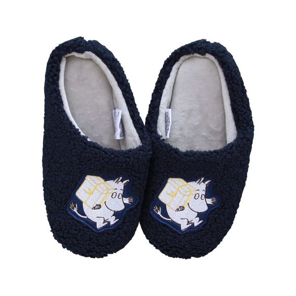 Moomin MM2143 Room Shoes, Moomin and Present, Navy